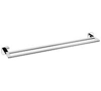 tesa Smooz Dérouleur Papier toilette avec Couvercle, finition brillante Métal Chromé, adhésif, technologie sans Percer, 130mm x 145mm x 54mm 40315-00000-00