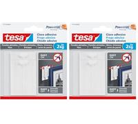 Tesa Sms Clavo Adhesivo Hasta 2kg Para Pared Pintada (Lot de 2)