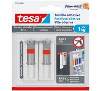 Tesa Sms TORNILLO Adhesivo Ajustable Hasta 1kg Para Pared Pintada