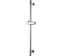 Tesa Spaa - Kit Barre de douche, Chromé, réglable en hauteur, Montage sans perçage - Longueur de la Barre : 655 mm 40342-00000-00