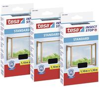 tesa STANDARD 55671-00500-03 Moustiquaire pour fenêtre (l x H) 1100 mm x 1300 mm anthracite 3 pc(s)