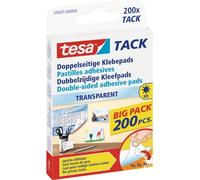 Tesa TACK Lot de 200 pastilles adhésives Transparent