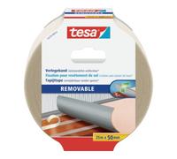 tesa tesa® 55735 Ruban de pose double face Removable 25 m × 50 mm transparent Quantité:6