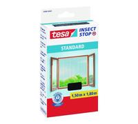 tesa tesa Moustiquaire autoportante à bande velcro pour fenêtre anthracite 1,5m:1,8m Quantité:1