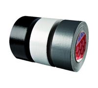 tesa tesa Ruban adhésif 74613 argent mat 50 m x 50 mm avec support en tissu PET Quantité:1