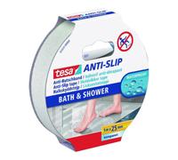 tesa TESA Ruban adhésif antidérapant Salle de bain & Douche 55533 transp.L.5 m, l.25 mm Quantité:6