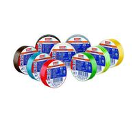 tesa tesa Ruban isolant électrique PVC 25 m x 19 mm, bleu Quantité:10