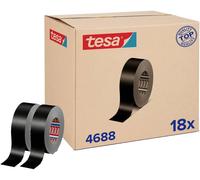 tesa tesaband 4688 Standard 04688-00000-00 Ruban adhésif toilé noir (L x l) 50 m x 50 mm 18 pc(s)
