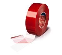 tesa Ruban adhésif tesafix 4965 19 mm x 50 m transparent, film PV0, liner rouge, 1 pièce