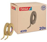 tesa tesakrepp 4319 für Kurven 04319-00005-00 Bande de masquage tesakrepp® marron clair (L x l) 50 m x 15 mm 20 pc(s)