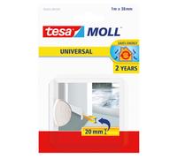 tesa tesamoll® UNIVERSAL Joint de porte Ruban d'étanchéité blanc 38,0 mm x 1,0 m 1 pce