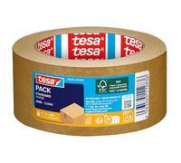 tesa Ruban d'emballage tesapack STANDARD PAPER – 56% matériaux renouvelables – Marron 50 m x 50 mm