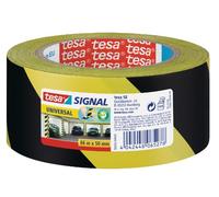 Tesa UK Tesa 58133-00000-00 Lot de 6 rubans adhésifs Jaune/noir 50 mm x 66 m