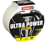 tesa Ruban de réparation Ultra Power Clear Transparent, résistant aux intempéries, 20 m x 48 mm