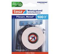 tesa 77746 - Ruban double-face spécial Carrelage - 1,5m:19mm