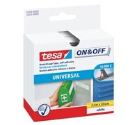 Tesa VELCRO bande auto-agrippante, 20 mm x 2,5 m, blanc