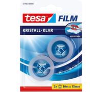 tesafilm Transparent tesa 57766-00000-14 transparent (L x l) 10 m x 15 mm acrylate 2 pc(s)
