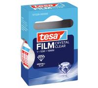 tesafilm Crystal Clear - Ruban Adhésif Ultra-transparent - 10 m x 19 mm | Bande adhésive d'une clarté cristalline - Forte adhérence, résistante à la déchirure, sans solvant, durable
