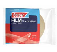 tesafilm Transparent - Ruban Adhésif - 33 m x 15 mm - 1 Rouleau | Bande adhésive transparente à forte adhérence - Sans solvant, anti-déchirure, durable - Utilisation universelle