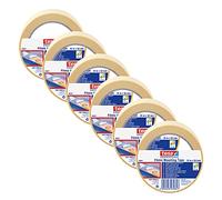 tesafix 64621 Ruban de Pose Standard en Lot de 6 - 25 m x 5 cm Chacun
