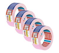 tesakrepp 4323 Basic Ruban de Masquage - x 6 - Beige Clair - 50 m x 50 mm | Bande de masquage pour travaux de peinture - Sans solvant et se retire sans traces jusqu'à 4 jours