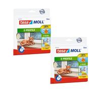 tesa Joint en bande E-PROFIL 05445-00500-00 blanc 10 m x 9 mm 2 pièces