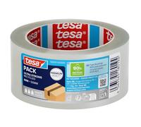tesa Ruban d’emballage tesapack ULTRA STRONG RECYCLED 90% plastique recyclé Transparent 66 m x 50 mm
