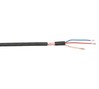 TESCA Cable Microphone extra souple guipage 2 x 0,22mm² gaine noire