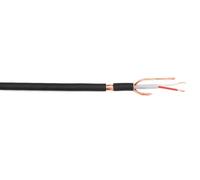 TESCA Guido Cable Microphone souple double guipage 2 x 0,22mm² gaine noire