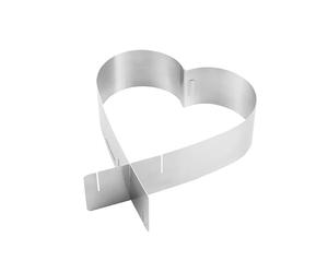 Tescoma 623384 Anneau réglable pour gâteau en forme de cœur Delícia