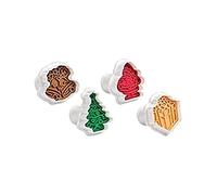 Tescoma 630857 Delicia Découpoirs avec Tampon, 4 pcs, Noël