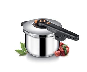Tescoma 702106 Autocuiseur en acier inoxydable 6 l Ouverture facile