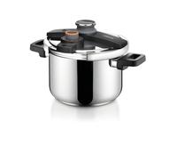 Tescoma 702766 Marmite à pression, acier inoxydable, noir/gris