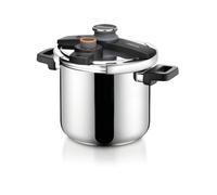 Tescoma 702767 Marmite à Pression, Acier Inoxydable, Noir/Gris