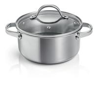 Tescoma 780572 Casserole anti-adhésive avec couvercle ø 20 cm, capacité 3 litres, ligne SteelCRAFT