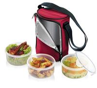 Tescoma 892210 Sac termica-Isolante avec 3 récipients, Tissu, Bordeaux