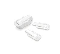 Tescoma - 897524, 4Food, Clip pour Fermer Sacs, Lot de 8 pièces, Convient pour étiquettes adhésives, peu encombrantes, 7,5 x 3,5 cm, blanc