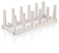 Tescoma 899482 Plastique FlexiSPACE Porte-poêles, blanc