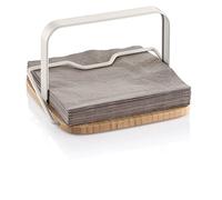 Tescoma 900823 Online, porte-serviettes de table, bois et métal, avec porte-serviettes, 19,5 x 19 cm