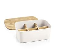 Tescoma 900826 Online, Support pour Sachet de thé, 6 Compartiments, pour 60 sachets, séparateur Amovible, 23,5 x 17 cm