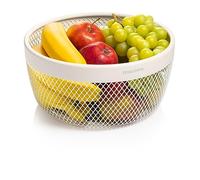 Tescoma Panier à fruits 900828 – métal émaillé Ø 25 cm – ligne Online