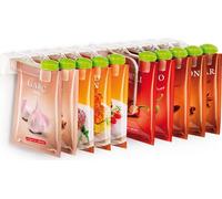 Tescoma Bouchons doseurs pour les sachets d'épices SEASON 10 pcs, avec barre de suspension