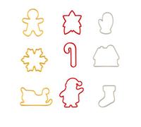 Tescoma 630901 moule pour cookies Rouge, Blanc, Jaune