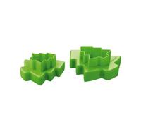 Tescoma Delicia Découpe Biscuits Double Découpe Arbres De Noël Vert