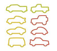 Tescoma Delicia Kids 630927 Emporte-pièces pour machine à biscuits, lot de 8 pièces, 7,5 x 4 cm