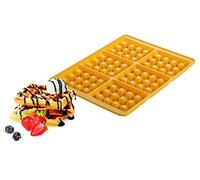 Tescoma Delicia Moule pour 6 gaufres en Silicone, Jaune