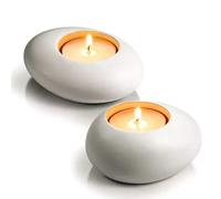 Tescoma Fancy Home Pierres Support Tealight Blanc Deux Pièces