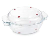 Tescoma GrandChef Plat rond avec couvercle, verre, 32 cm