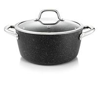 Tescoma President Stone Casserole avec couvercle 4.5 Lt, 24 cm
