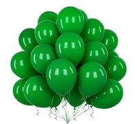 Teselife Ballons Vert Foncé, 50Pièces 12Pouces Vert Sombre Latex Ballon Arche Guirlande Femme Homme Anniversaire Mariage Proposition Valentin Douche Nuptiale Diplôme Retraite Fiançailles Noël Déco